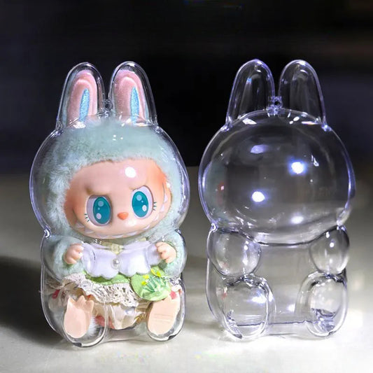 LABUBU Transparent Case Labubu Case Backpack Charms