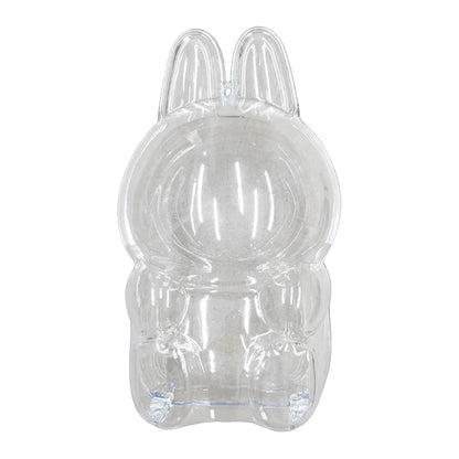 For Labubu Transparent Protective Cover Monster Toy Elf Doll Cover Storage Box Cute Elf Plushie Display Cover for Party Dolls