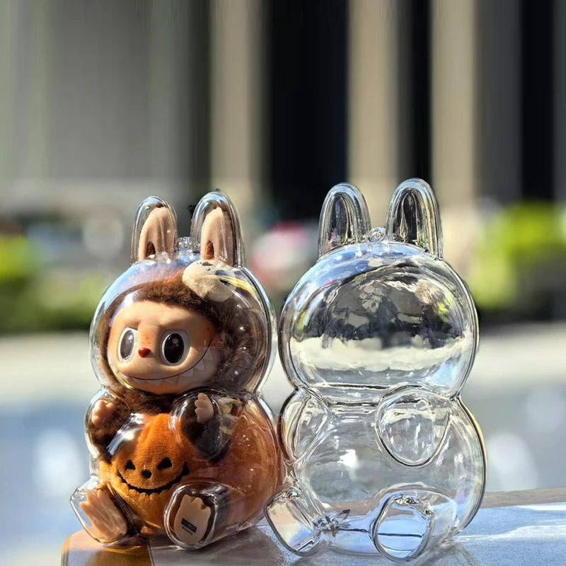 LABUBU Have a Seat Transparent Case Labubu Plastic Case Backpack Charms